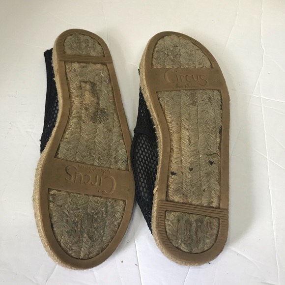 Sam Edelman Ganga Mesh Espadrilles Leather Flats Loafers Shoes Slides Slip On - Picture 8 of 16